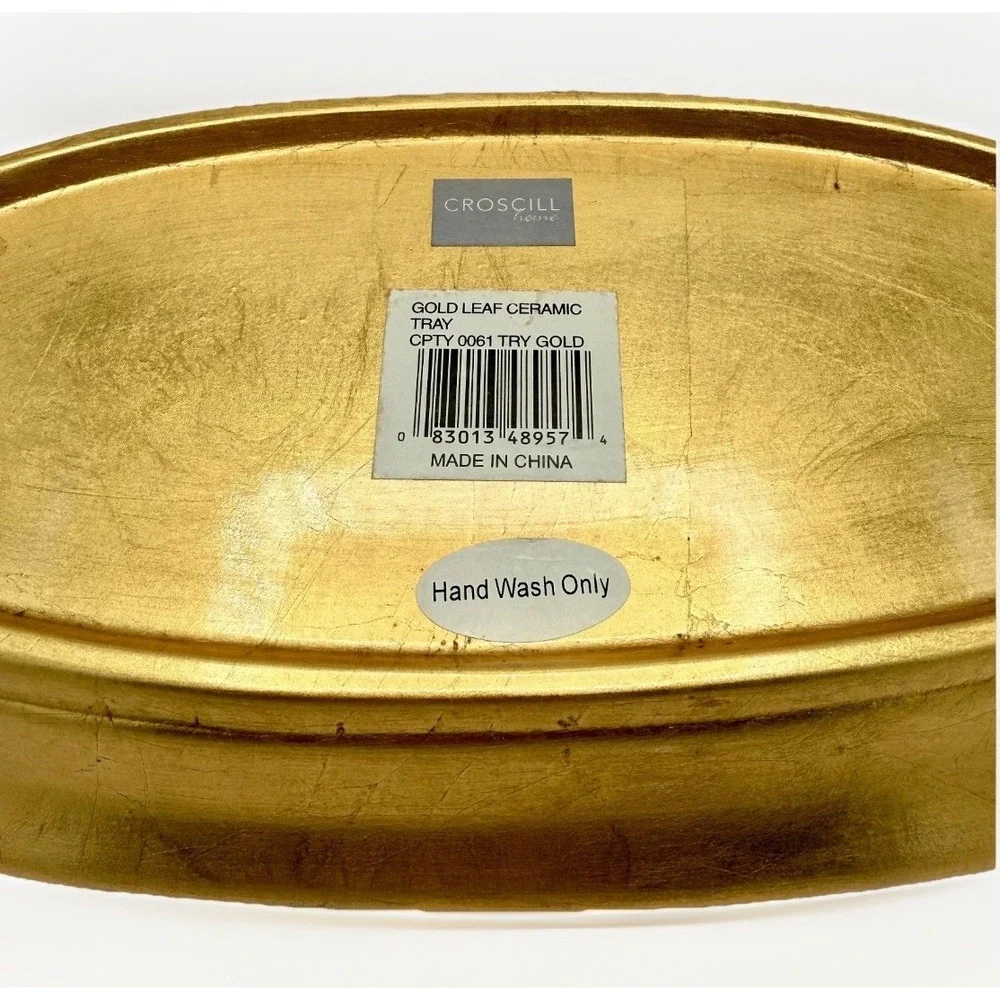 Croscill gold leaf